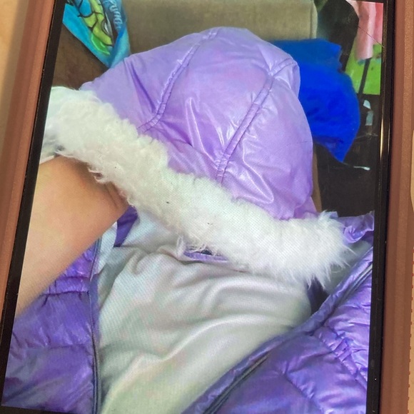 Girls 7 coat and boots 11/12C - Picture 3 of 6